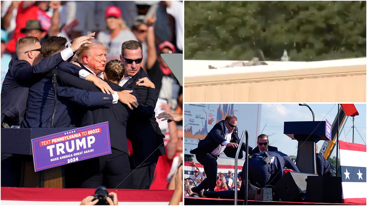 | Photo: AP : Who Shot Donald Trump? FBI Yet To Confirm Identiy Of 20-Year-Old Gunman